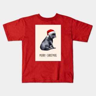 Frenchie Christmas Kids T-Shirt